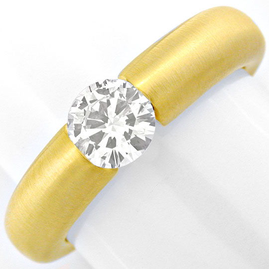 Foto 2 - Diamant-Spann Ring, Brillant 0,57ct 18K Gelb, S3818